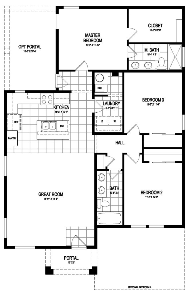 Lark home floorplan