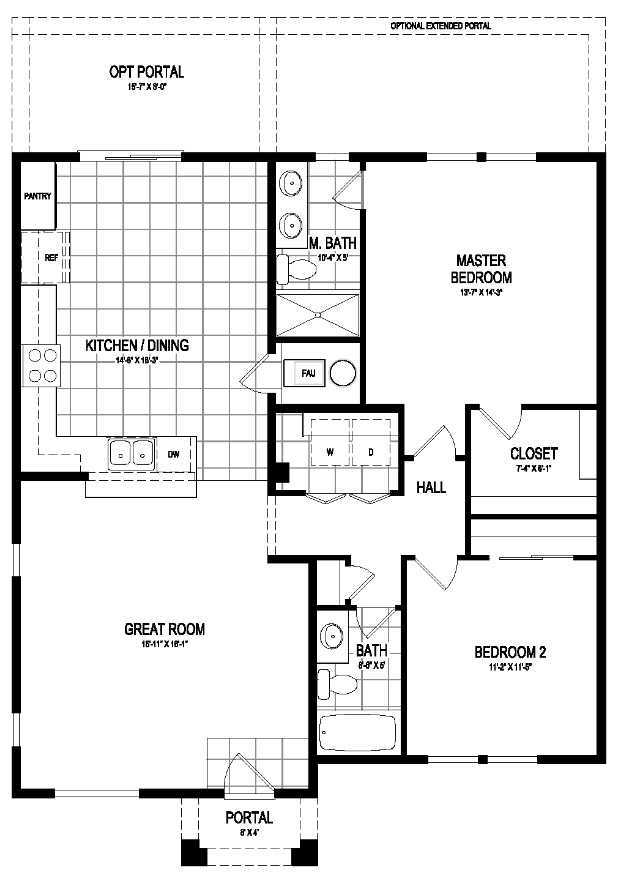 tanager home floorplan